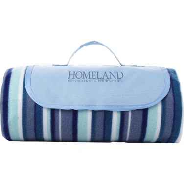 Logo trade promotional gifts image of: Riviera water-resistant outdoor picnic blanket