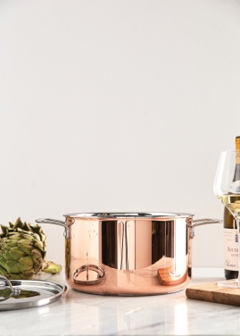 Logo trade promotional merchandise image of: VINGA Baron copper saucepan