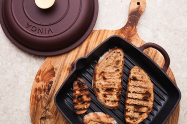 Logo trade promotional giveaway photo of: VINGA Monte enamelled grill pan