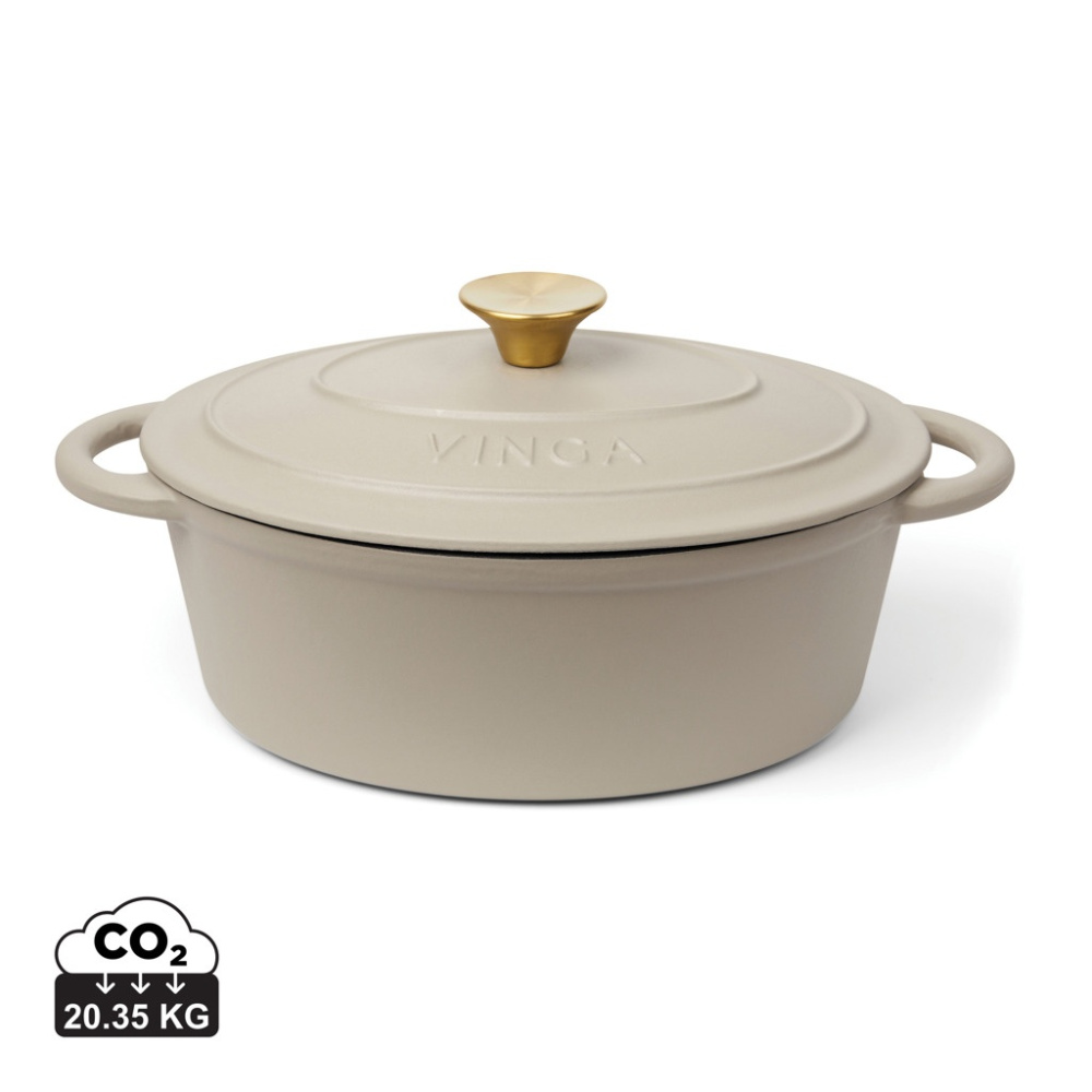 Logotrade promotional products photo of: VINGA Monte enameled cast iron pot 3.5L