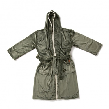 Logo trade promotional product photo of: VINGA Louis luxury plush RPET robe size L-XL