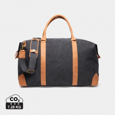 Logo trade corporate gift photo of: VINGA Bosler RCS recycled canvas weekend bag