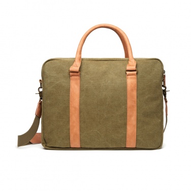 Logo trade advertising products image of: VINGA Bosler RCS recycled canvas computer bag