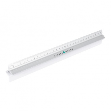 Logo trade promotional products image of: Aluminium triangle rule - 30cm