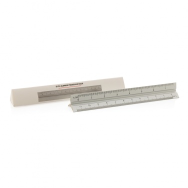 Logotrade promotional items photo of: 15cm. Aluminum triangular ruler