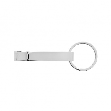 Logotrade advertising product image of: RCS recycled zinc alloy bottle opener keychain