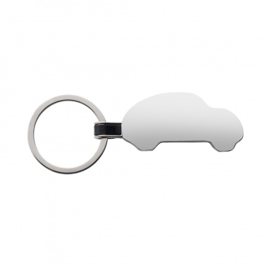 Logo trade promotional gift photo of: RCS recycled zinc alloy car keyring