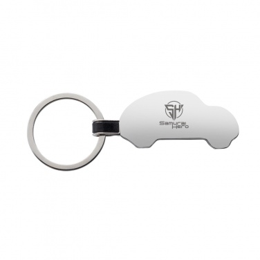 Logotrade promotional items photo of: RCS recycled zinc alloy car keyring
