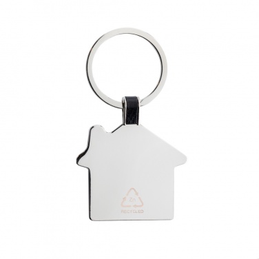 Logotrade promotional gift picture of: RCS recycled zinc alloy house keyring