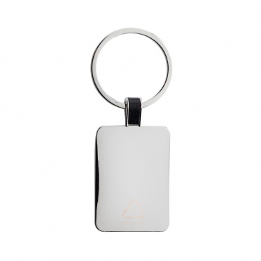 Logotrade corporate gifts photo of: RCS recycled zinc alloy rectangle keyring
