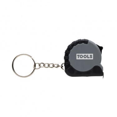 Logotrade promotional item picture of: MeasureMate RCS reycled ABS 1 meter tape keychain