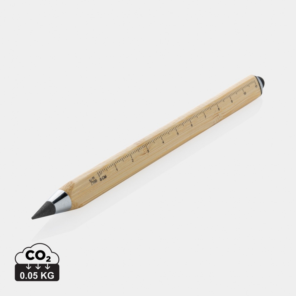 Logotrade promotional item image of: Eon bamboo infinity multitasking pen