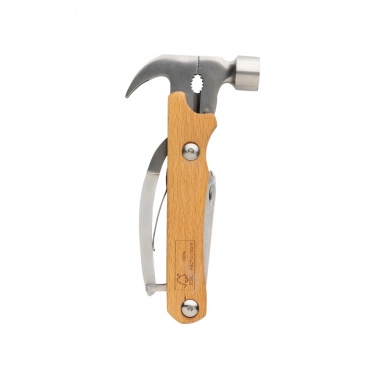 Logotrade promotional gift image of: Wooden multi-tool hammer