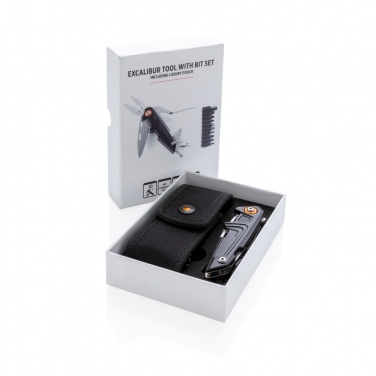 Logotrade promotional gift picture of: Excalibur tool with bit set