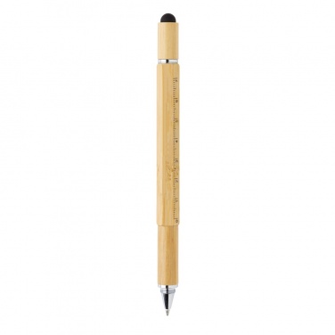 Logotrade promotional product image of: Bamboo 5-in-1 toolpen