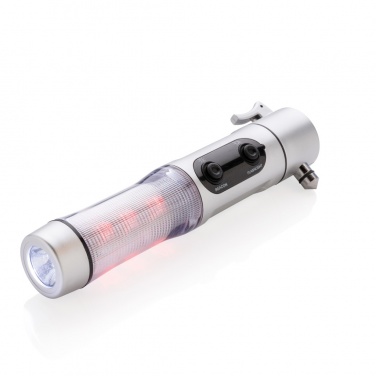 Logo trade corporate gift photo of: Emergency light with hammer