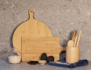 Logo trade promotional giveaways picture of: Ukiyo bamboo serving tongs
