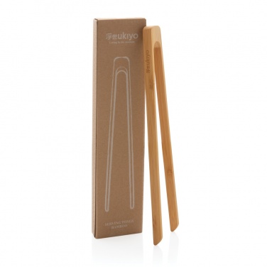 Logotrade advertising product picture of: Ukiyo bamboo serving tongs
