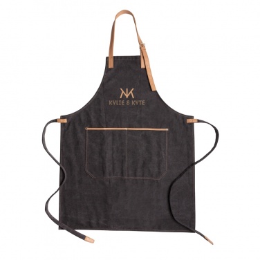 Logo trade business gift photo of: Deluxe canvas chef apron