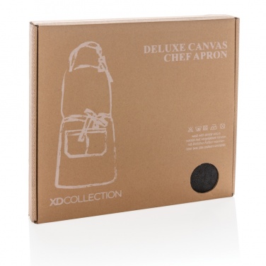 Logo trade promotional merchandise image of: Deluxe canvas chef apron