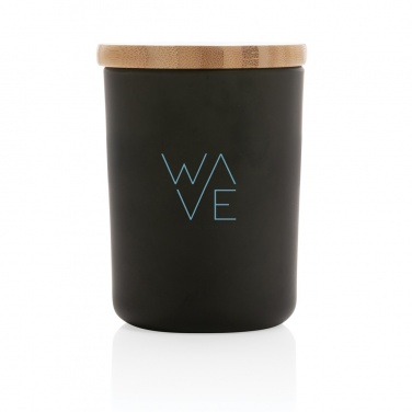 Logo trade promotional items picture of: Ukiyo deluxe scented candle with bamboo lid