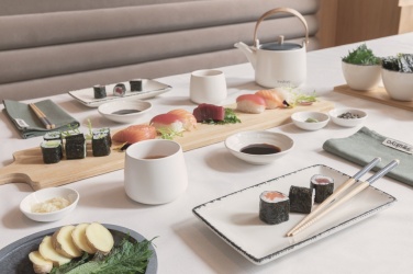 Logotrade promotional merchandise photo of: Ukiyo 3pc serving bowl set with bamboo tray
