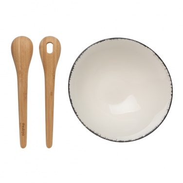 Logotrade business gift image of: Ukiyo salad bowl with bamboo salad server