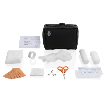 Logotrade promotional products photo of: RCS recycled nubuck PU pouch  first aid set