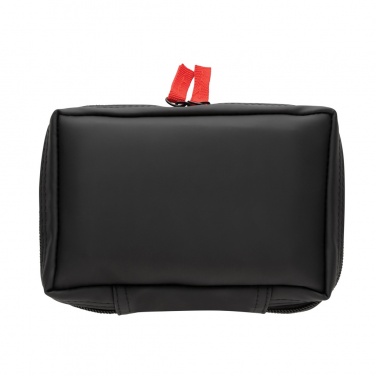 Logotrade promotional giveaway image of: RCS recycled nubuck PU pouch  first aid set