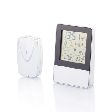 Logo trade promotional items image of: Indoor/outdoor weather station