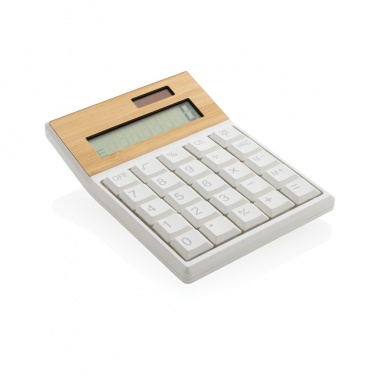 Logotrade promotional giveaway picture of: Utah RCS recycled plastic and  bamboo calculator