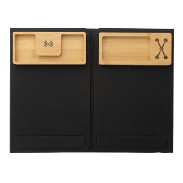 Logotrade promotional item image of: Impact AWARE RPET Foldable desk organizer with laptop stand