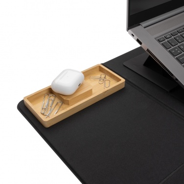 Logo trade promotional giveaways picture of: Impact AWARE RPET Foldable desk organizer with laptop stand