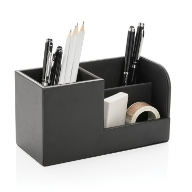 Logo trade promotional gift photo of: Swiss Peak RCS recycled PU Desk organiser