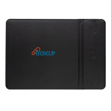 Logotrade promotional gift image of: Swiss Peak RCS recycled PU 10W wireless charging mousepad