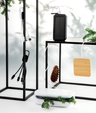 Logotrade promotional merchandise photo of: UV-C steriliser box with 5W wireless charger