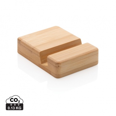 Logo trade promotional merchandise photo of: Bamboo phone stand XD