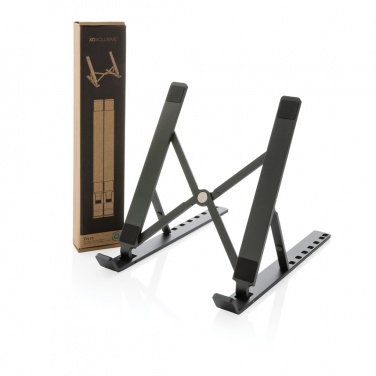 Logo trade promotional merchandise photo of: Terra RCS recycled aluminium universal laptop/tablet stand