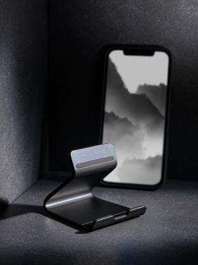 Logo trade promotional merchandise picture of: Terra RCS recycled aluminium tablet & phone stand