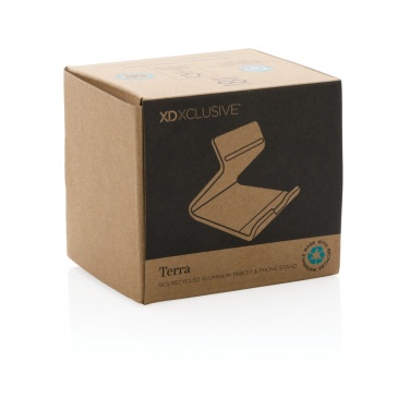 Logotrade promotional giveaways photo of: Terra RCS recycled aluminium tablet & phone stand