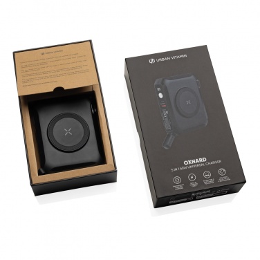 Logo trade corporate gifts picture of: Urban Vitamin Oxnard 5 in 1 65W universal charger