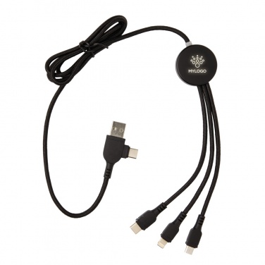 Logotrade promotional giveaways photo of: Light up logo 6-in-1 cable