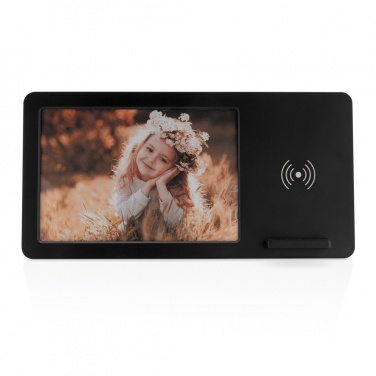 Logo trade promotional merchandise photo of: 5W Wireless charger and photo frame