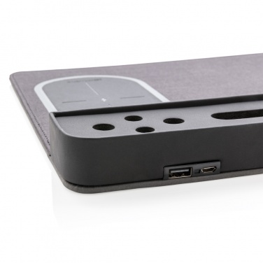 Logo trade advertising products picture of: Air mousepad with 5W wireless charging and USB