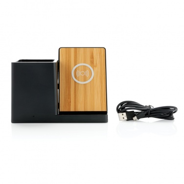 Logo trade promotional giveaways image of: Ontario RCS recycled plastic 10W wireless charger