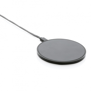 Logo trade promotional giveaway photo of: RCS standard recycled plastic 10W wireless charger