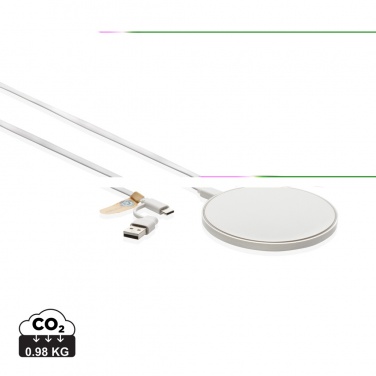 Logo trade promotional gifts image of: RCS standard recycled plastic 10W wireless charger
