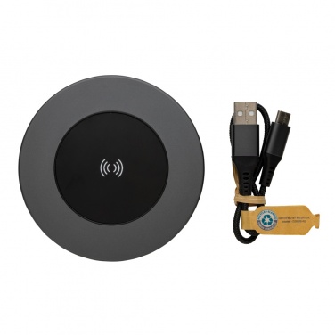 Logotrade promotional products photo of: Terra RCS recycled aluminium 10W wireless charger