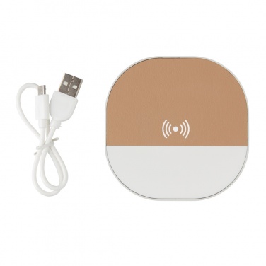 Logo trade promotional gifts picture of: Aria 5W Wireless Charging Digital Clock