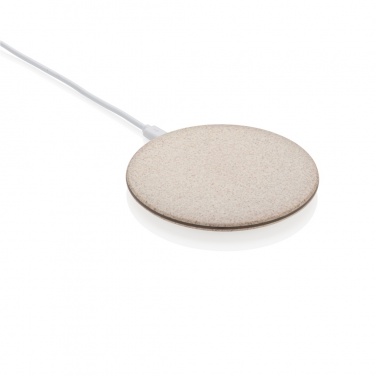 Logotrade promotional merchandise photo of: 5W Wheat straw wireless charger